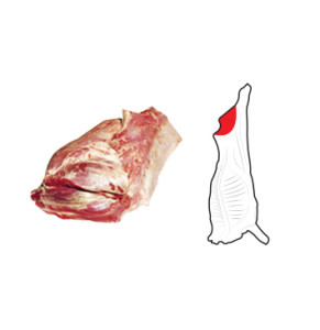 Silverside is situated lateral / caudal to the femur bone and attached to the os coxae and is removed by following the natural seam between the Thick Flank and Topside. The leg end of the primal is cut straight at the junction of the archilles tendon and heel muscle. The attached cartilage / gristle from the aitch bone is removed.