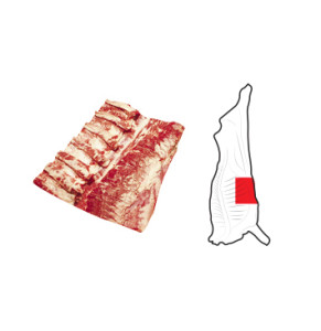 Brisket Naval End is prepared from a Brisket by the removal of the Point End and following the caudal edge of the specific rib.